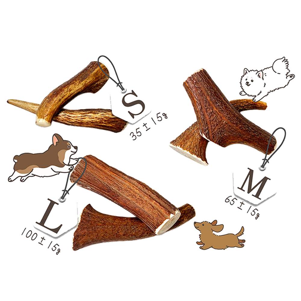 【喵爺】 Natural Farm 自然牧場 (天然紅鹿角S/M/L) 寵物零食 狗狗零食 耐咬零食 犬用零食-規格圖4