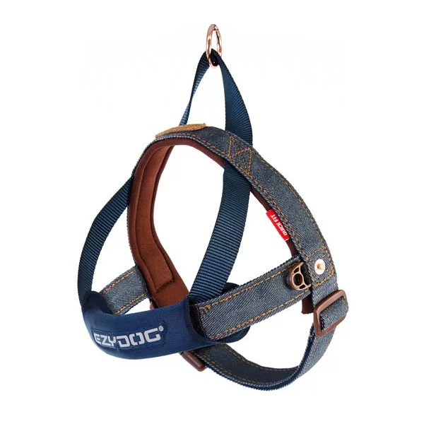 【喵爺】 EZYDOG 快套式胸背帶 - 丹寧 寵物胸背帶 狗狗胸背帶 犬用胸背帶 胸背帶 狗胸背帶 快速穿戴-規格圖3