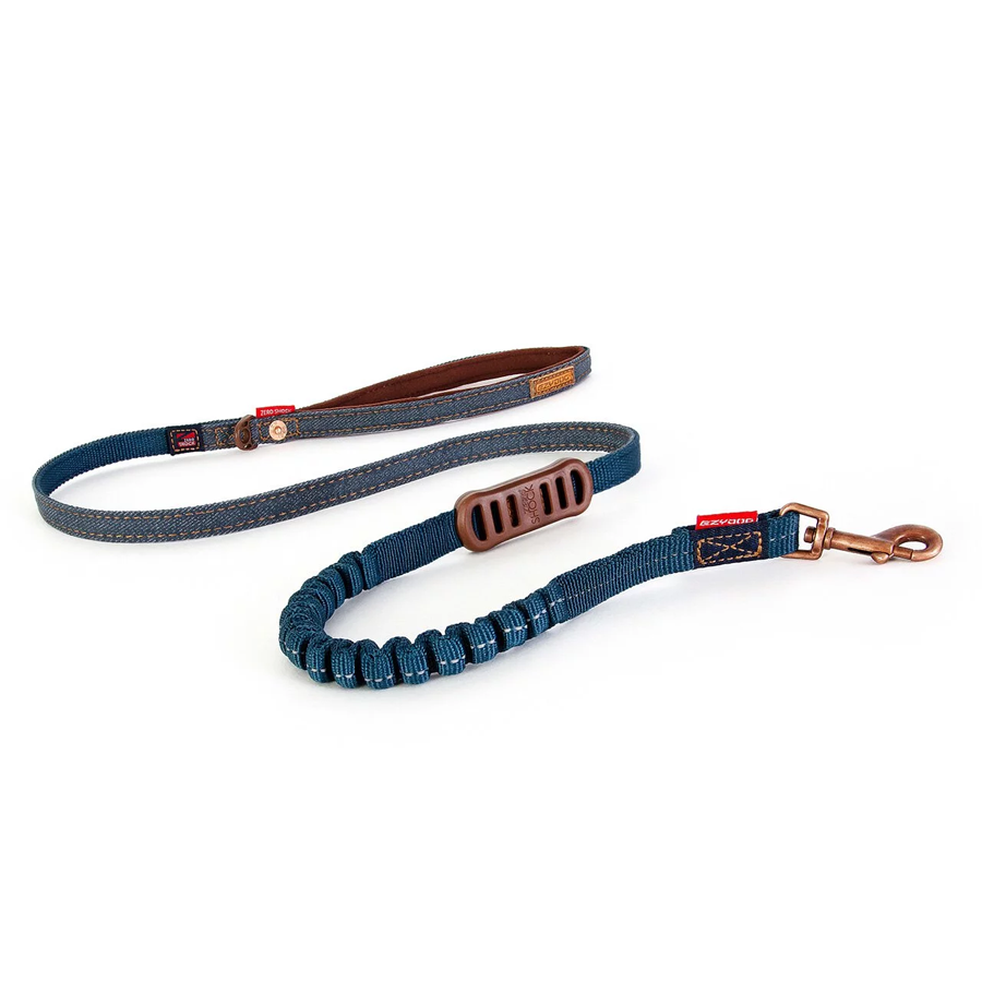 【喵爺】 EZYDOG 零拉力牽繩(丹寧)48＂(120cm)  寵物牽繩 狗狗牽繩 犬用牽繩 丹寧牽繩 零拉力牽繩-規格圖3