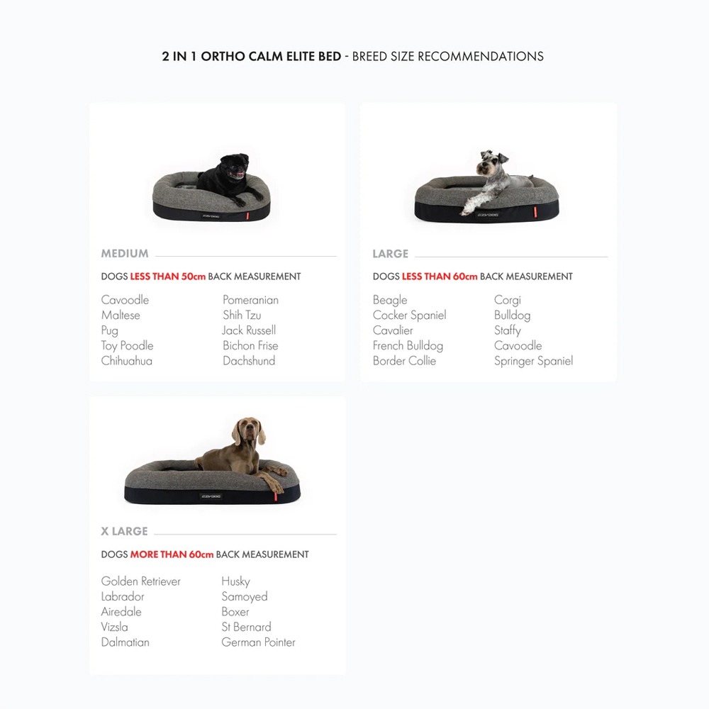 【喵爺】EZYDOG 二合一Calm Elite舒壓恆溫記憶寵物床(M/L/XL) 記憶散熱層 寵物睡床 狗狗睡床-細節圖6