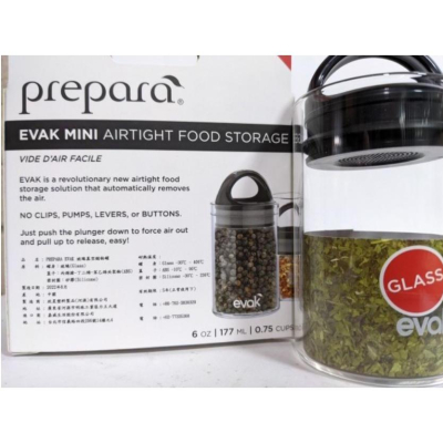 PREPARA EVAK MINI真空玻璃密封儲物罐 177ml