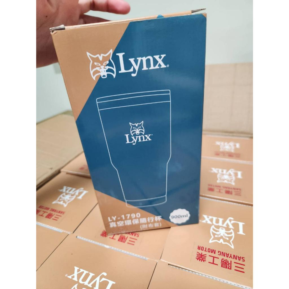 【數量多 24H內出貨】(市價990) Lynx 真空環保隨行杯 附布套 900ml 冰霸杯 LY-1790-細節圖8