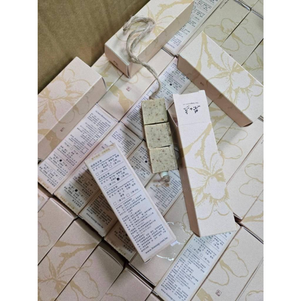 現貨❤️快速出貨⏰ 茶山房 串皂 3入組 天然香氛 清新潔淨 洗感溫和 手工質感 香皂禮盒-細節圖2