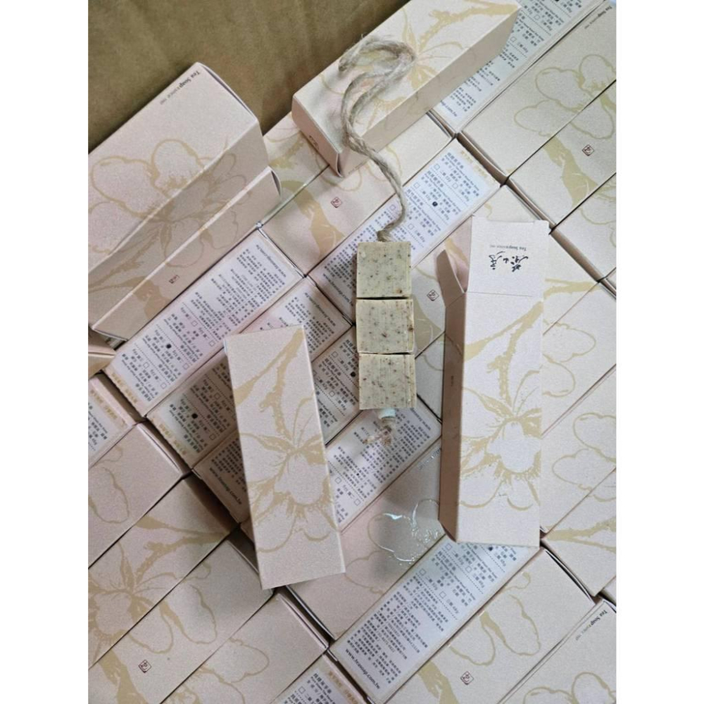 現貨❤️快速出貨⏰ 茶山房 串皂 3入組 天然香氛 清新潔淨 洗感溫和 手工質感 香皂禮盒-細節圖9