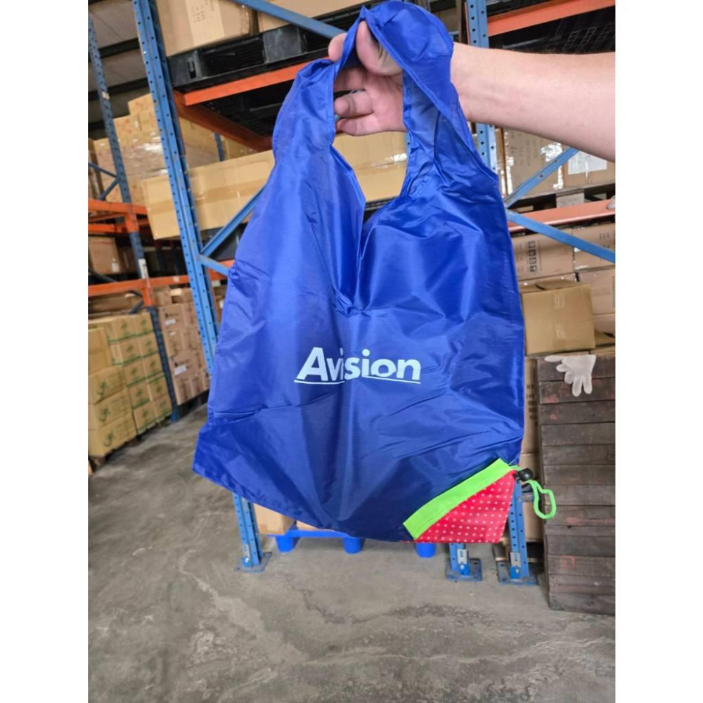 現貨❤️快速出貨⏰ Avision 摺疊 草莓 購物 袋 超可愛 收納 手提 環保袋 輕巧 便攜 購物好物-細節圖5