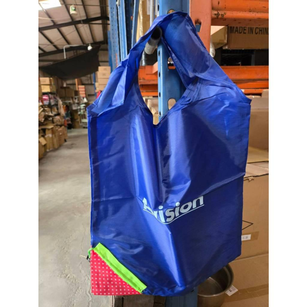 現貨❤️快速出貨⏰ Avision 摺疊 草莓 購物 袋 超可愛 收納 手提 環保袋 輕巧 便攜 購物好物-細節圖6