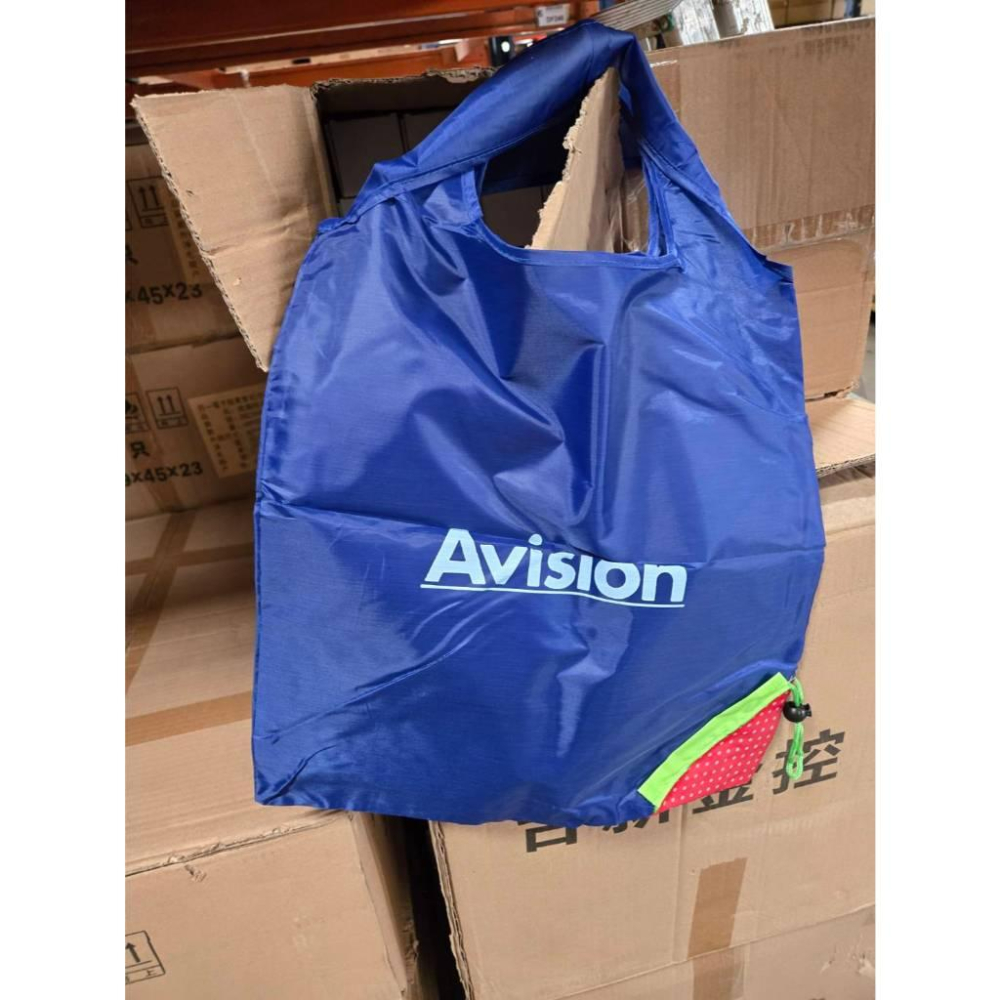 現貨❤️快速出貨⏰ Avision 摺疊 草莓 購物 袋 超可愛 收納 手提 環保袋 輕巧 便攜 購物好物-細節圖7