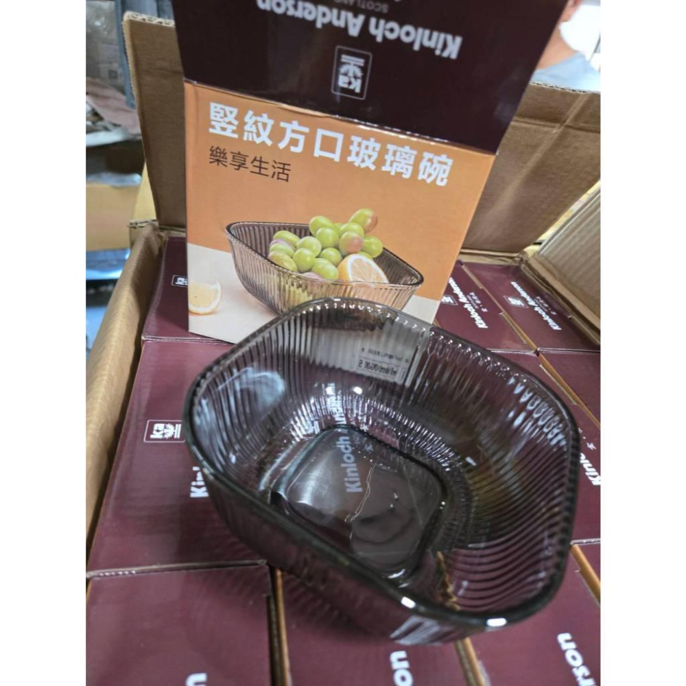 現貨❤️快速出貨⏰ 晶彩玻璃餐碗 500ml 單入｜透明方口碗 家用點心沙拉碗 耐熱玻璃碗-細節圖2