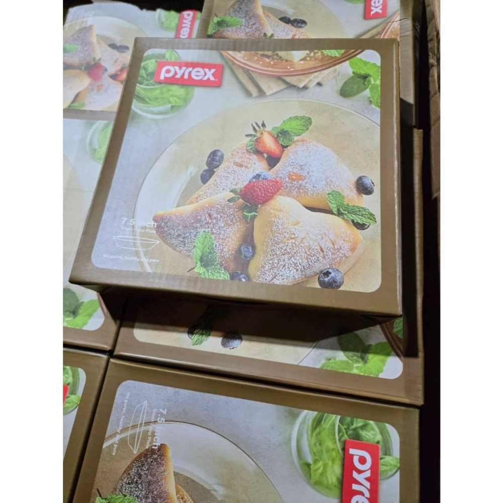 現貨 ❤️ 快速出貨 ⏰ 康寧 Pyrex Amber 7.5吋 耐熱 玻璃 盤 水果盤 湯盤 餐盤 微波 烤箱-細節圖2