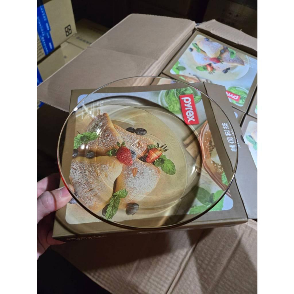 現貨 ❤️ 快速出貨 ⏰ 康寧 Pyrex Amber 7.5吋 耐熱 玻璃 盤 水果盤 湯盤 餐盤 微波 烤箱-細節圖4