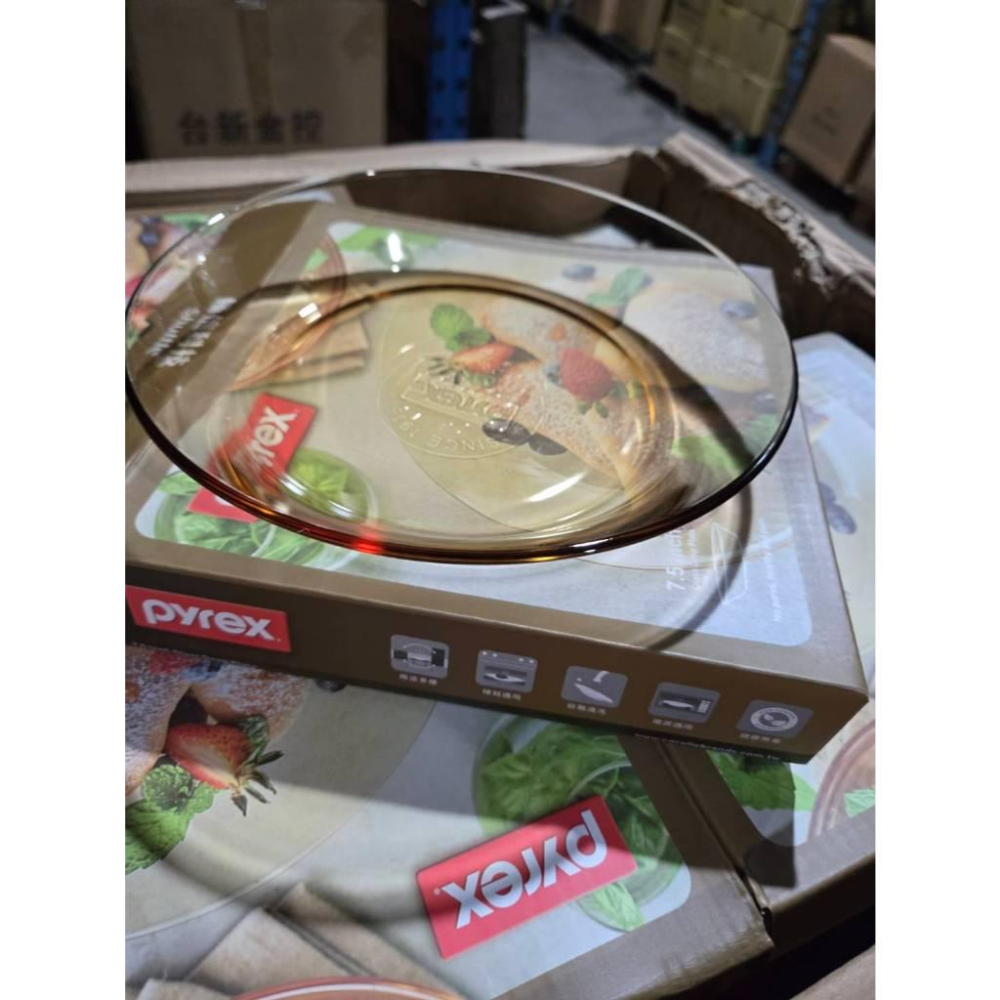 現貨 ❤️ 快速出貨 ⏰ 康寧 Pyrex Amber 7.5吋 耐熱 玻璃 盤 水果盤 湯盤 餐盤 微波 烤箱-細節圖5