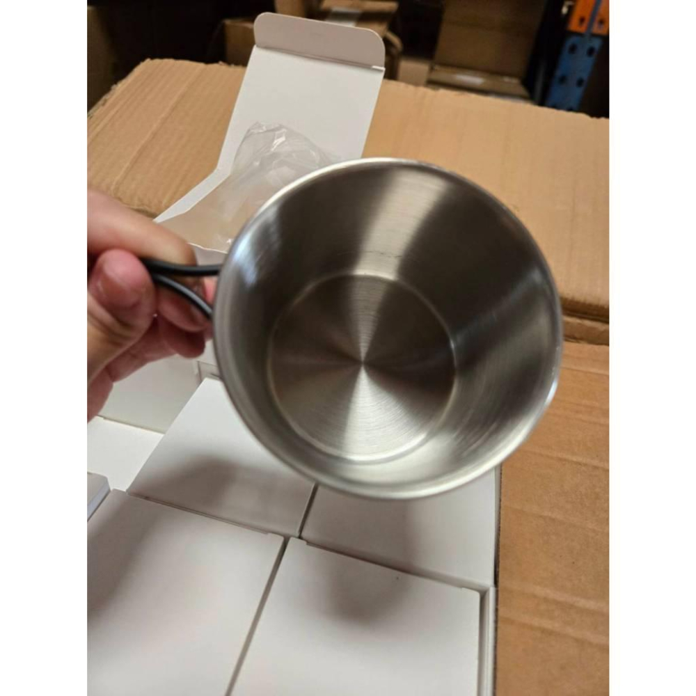 現貨❤️快速出貨⏰ 戶外 露營 不鏽鋼杯 折疊手柄 黑色 華泰 輕量 耐用 350ml 咖啡杯 水杯 馬克杯 行動杯-細節圖7