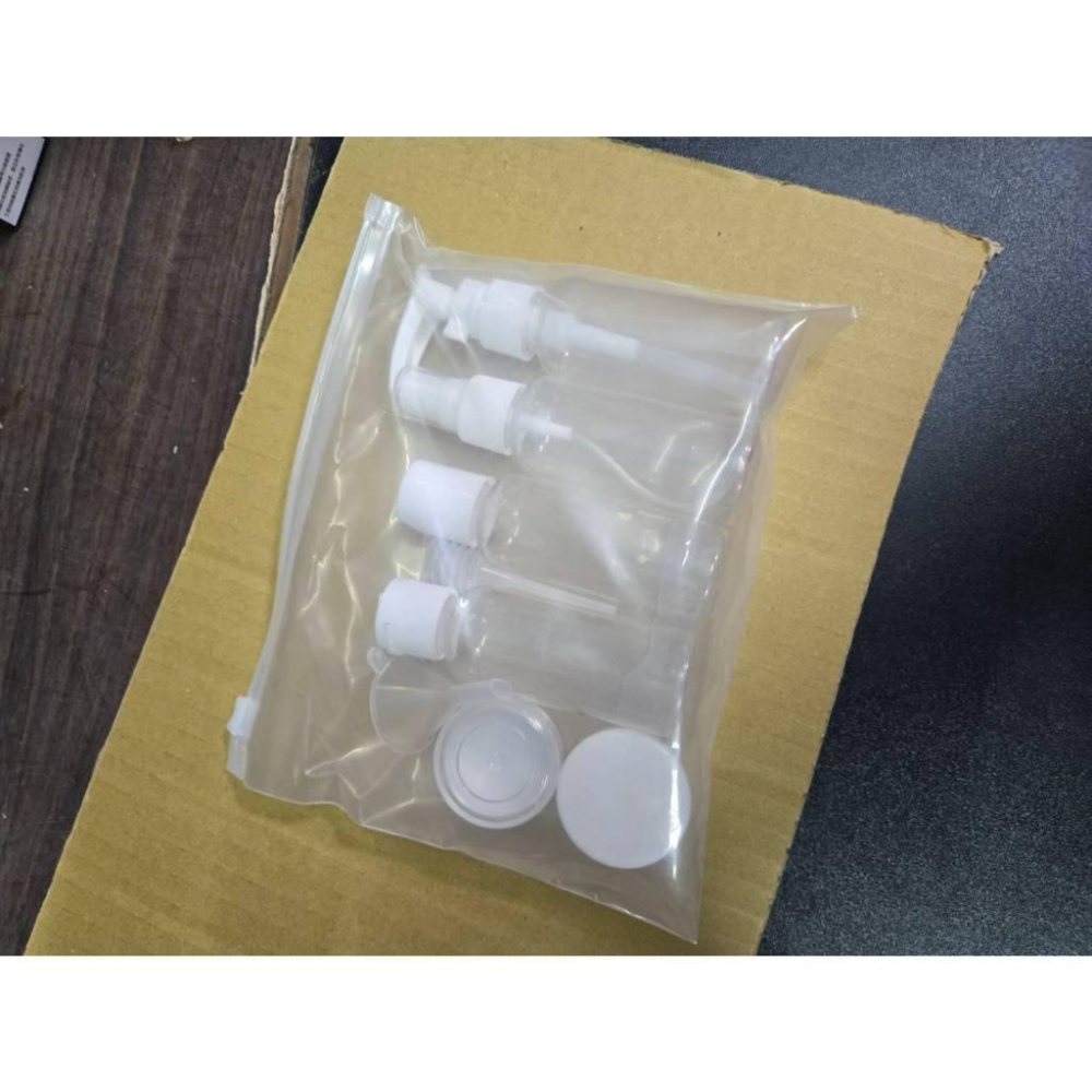 現貨❤️快速出貨⏰ 簡約旅行分裝瓶組 防水透明拉鍊袋 收納包 沐浴組 小樣化妝包 外出必備-細節圖8
