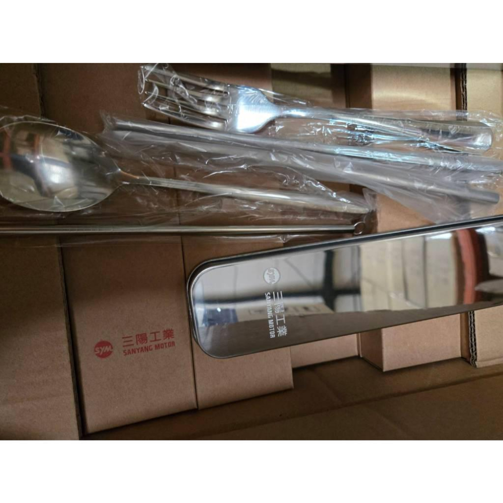 現貨❤️快速出貨⏰ 三陽工業 304不銹鋼餐具組 經典環保 餐具套裝 筷子 湯匙 叉子 吸管 收納袋-細節圖4