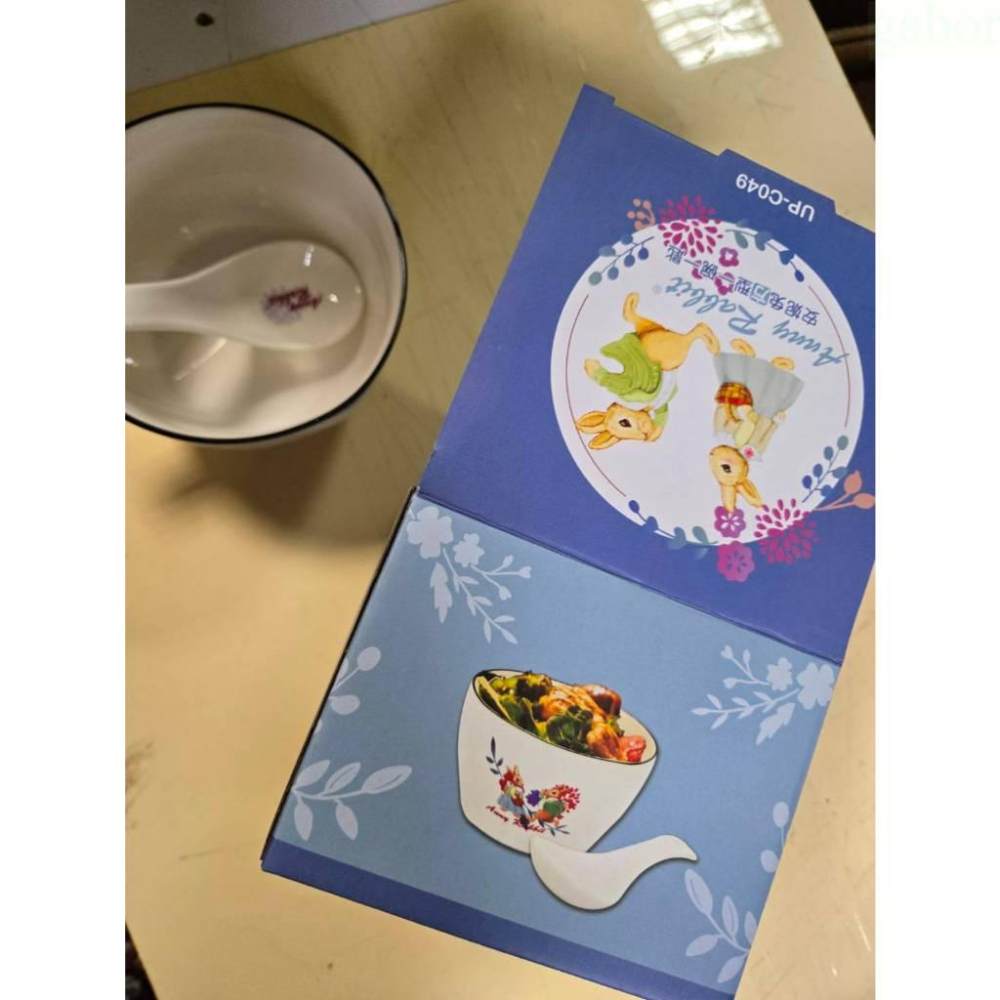 現貨❤️快速出貨⏰安妮兔方型一碗一匙組 醣聯生技-細節圖4
