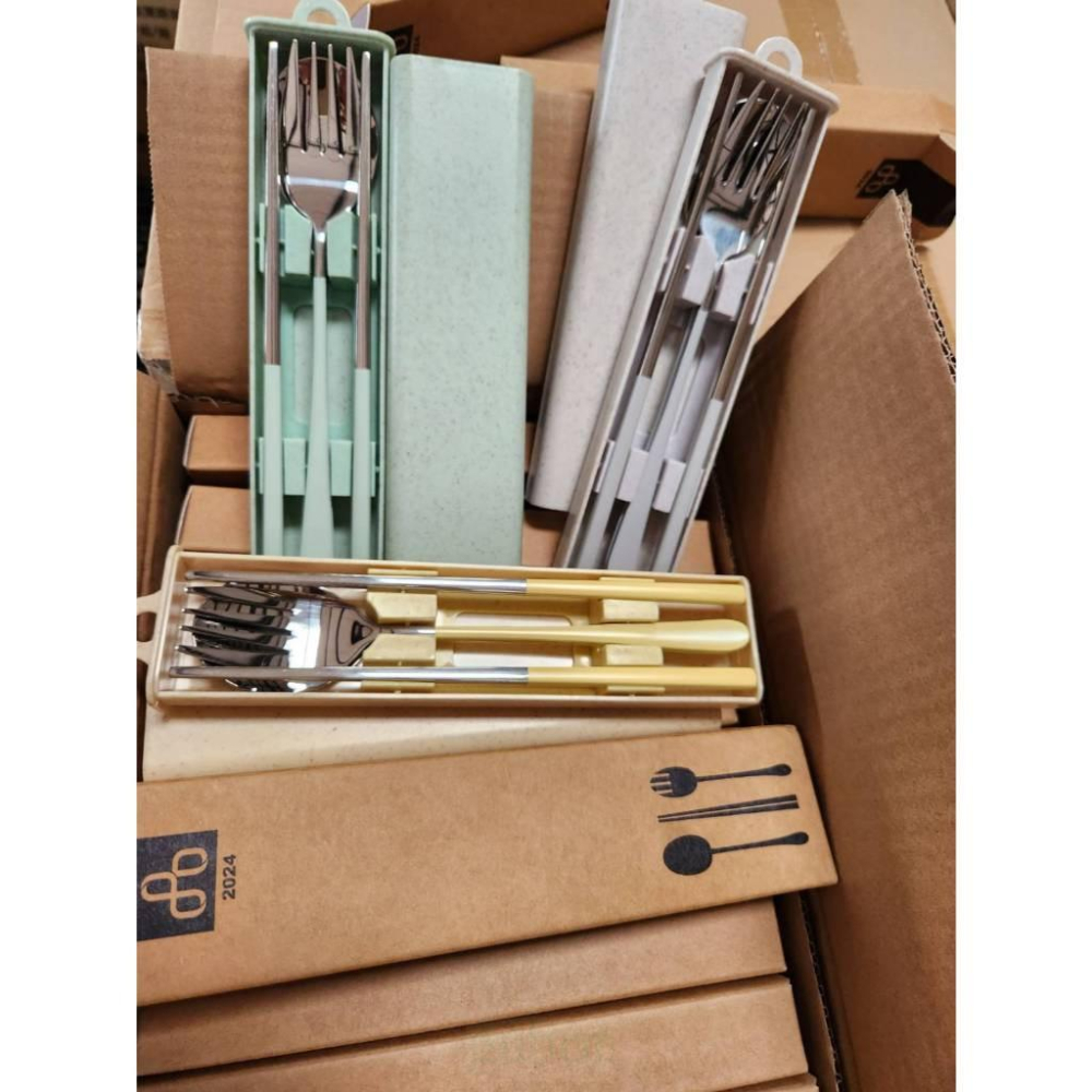 現貨❤️快速出貨⏰台泥 中橡 環保餐具組 304不鏽鋼環保餐具組-細節圖3