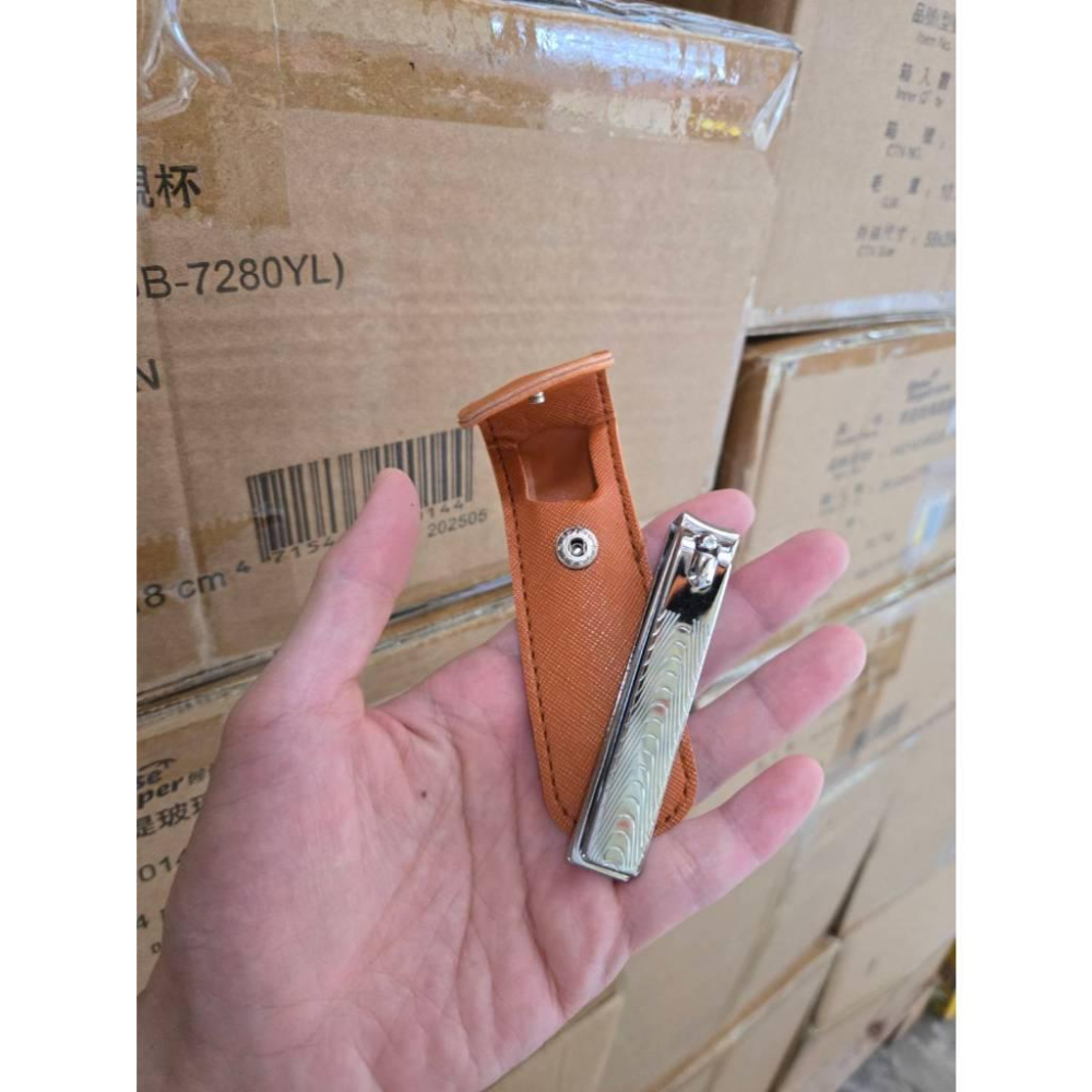 現貨❤️快速出貨⏰ 嘉聯益 指甲剪 含皮套 不鏽鋼美甲工具 隨身攜帶 指甲刀 收納方便-細節圖7