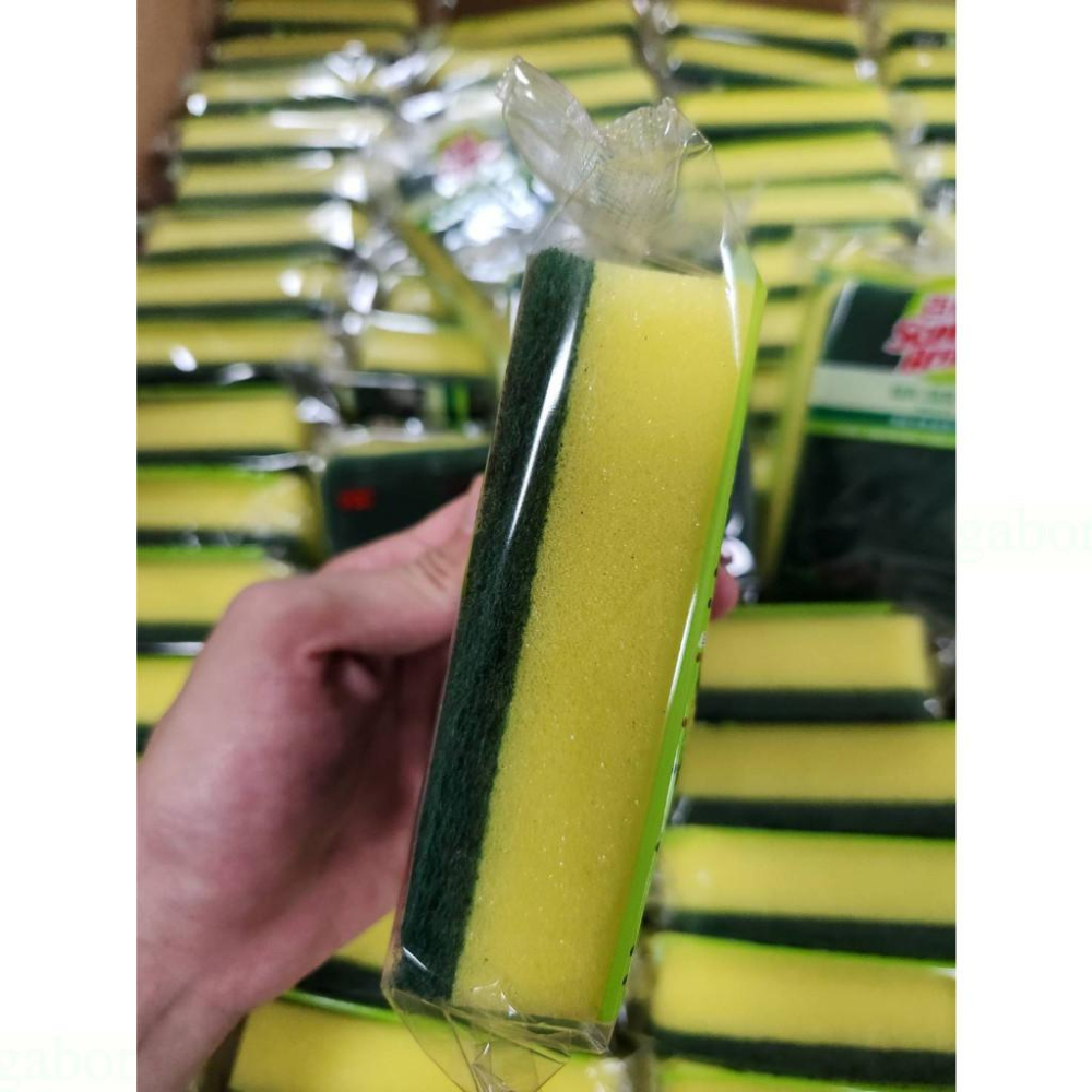 【快速出貨】3M 百利抗菌菜瓜布 百利海綿菜瓜布 爐具專用 細緻餐具 茶杯 鍋具 瓦斯爐 水槽 抽油煙機 專用海綿菜瓜布-細節圖3
