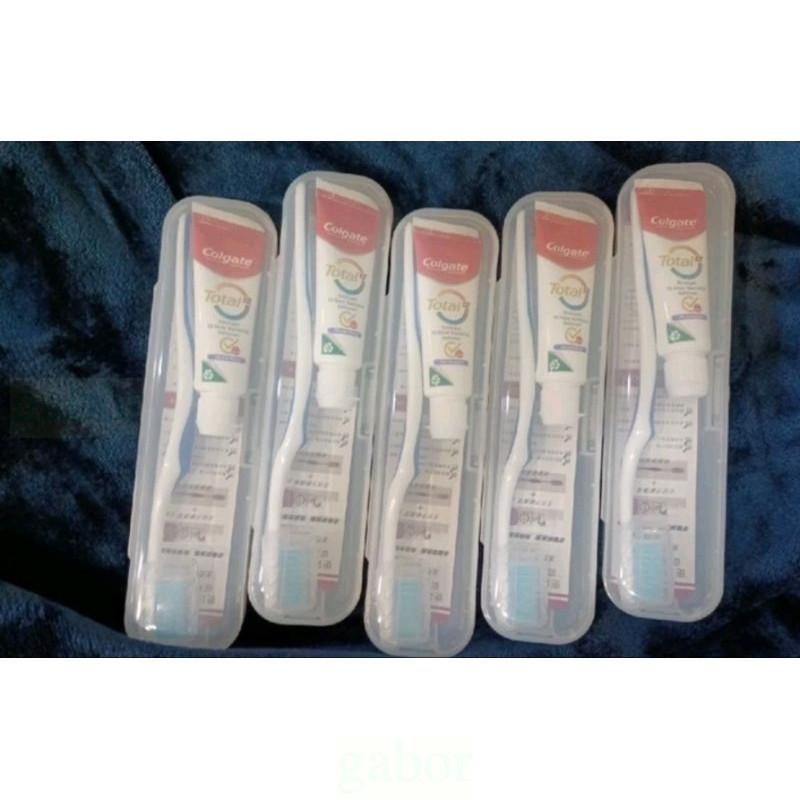 🚀【台灣現貨】高露潔 完整防護 旅行組 360°抗敏專家 軟毛 牙刷 高露潔牙膏20g + 牙刷組 + 收納盒旅行三件組-細節圖4