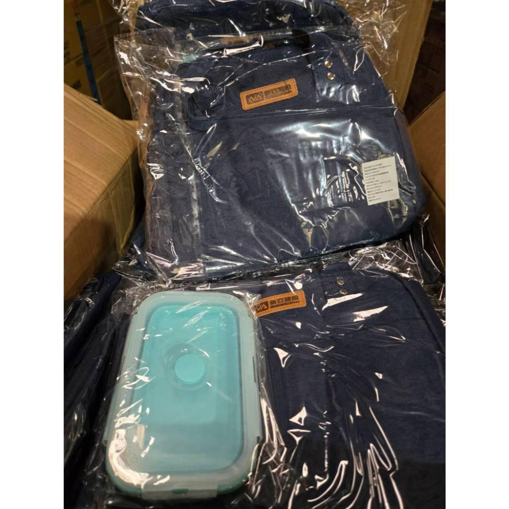 🚀【台灣現貨】新亞建設 HOYA 保溫提袋+折疊矽膠盒 新亞建設聯名HOYA保溫提袋+折疊矽膠盒│環保便攜餐具組-細節圖6