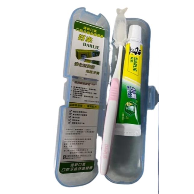 🚀【台灣現貨】 高露潔 黑人牙膏牙刷組(含外出攜帶盒) 旅行組 方便攜帶  好來牙膏牙刷組-細節圖3