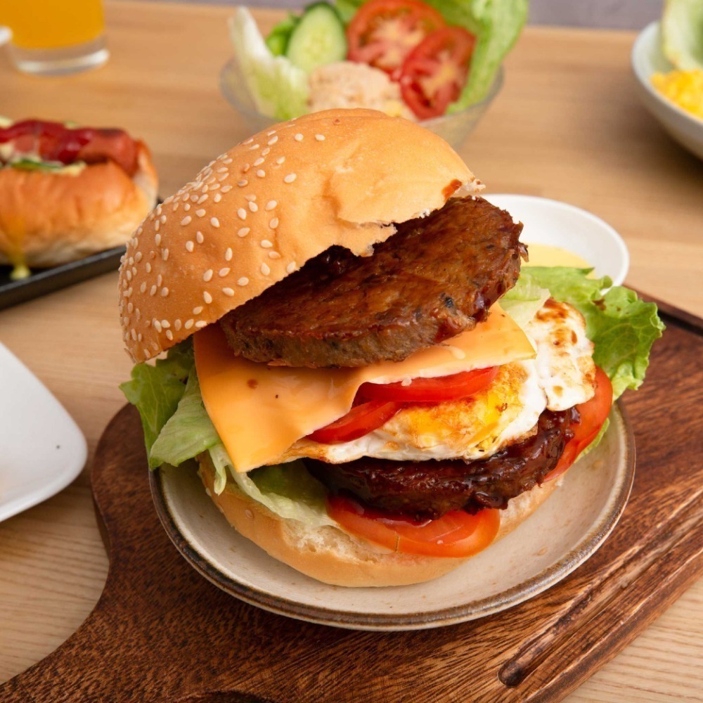 【松珍素食】無肉素食漢堡排-細節圖2