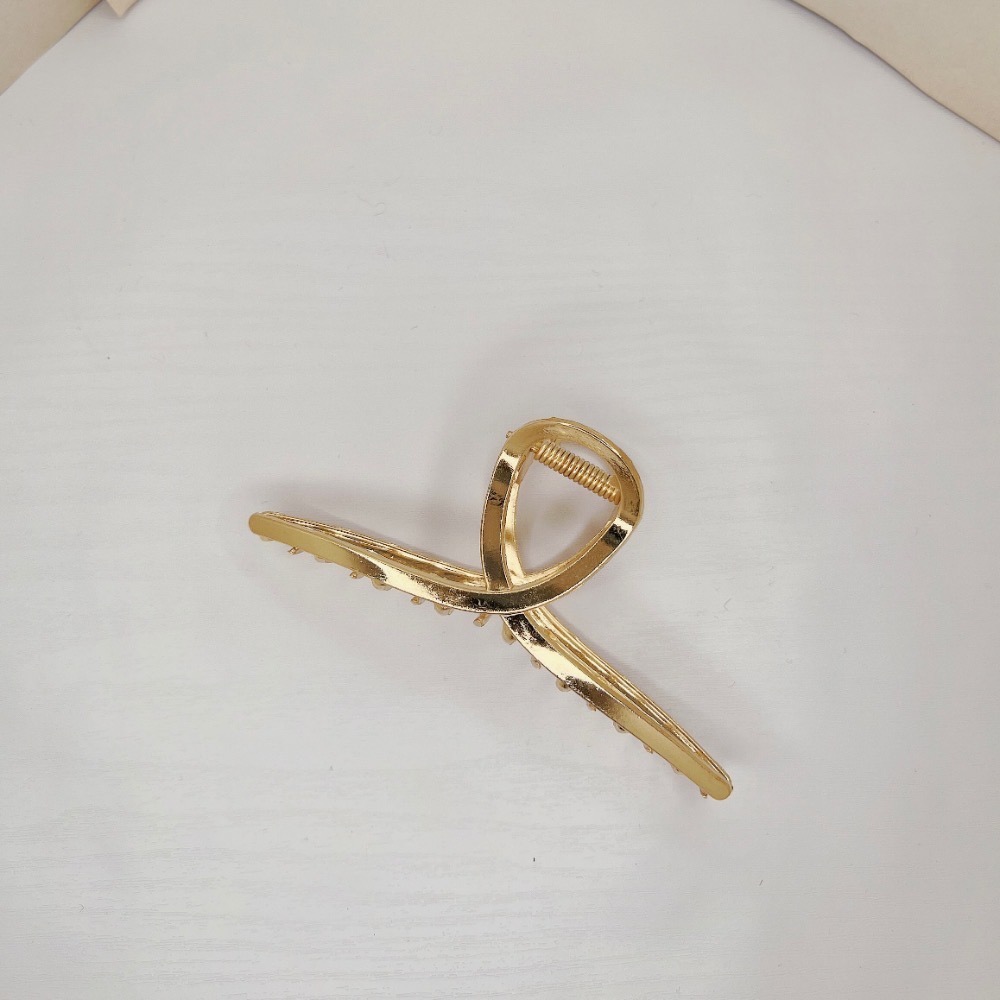 簡約啞光金屬大抓夾 鯊魚夾-細節圖5