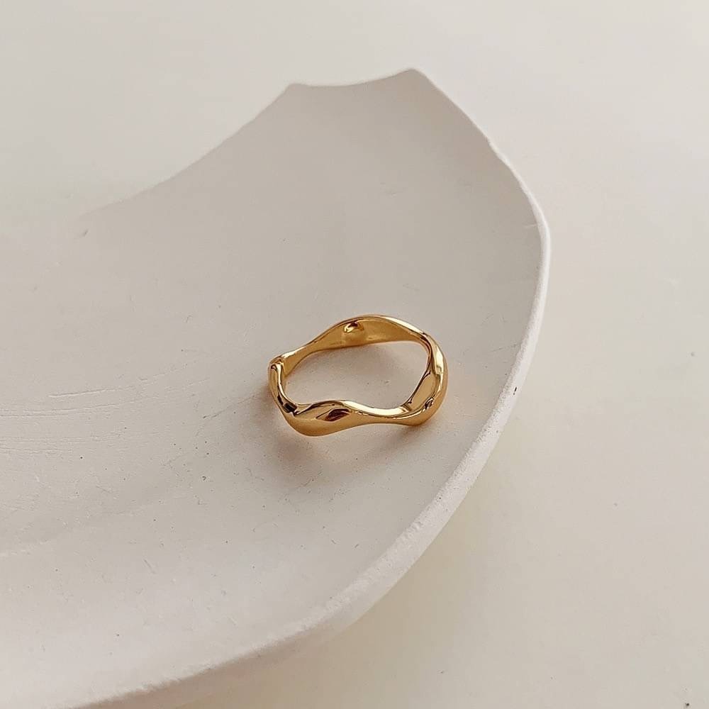 大波浪液體戒指-細節圖4