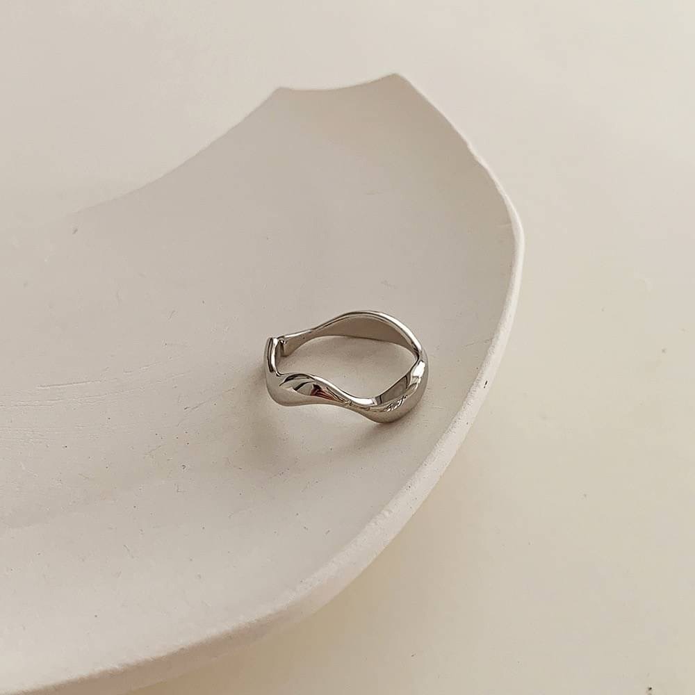 大波浪液體戒指-細節圖5