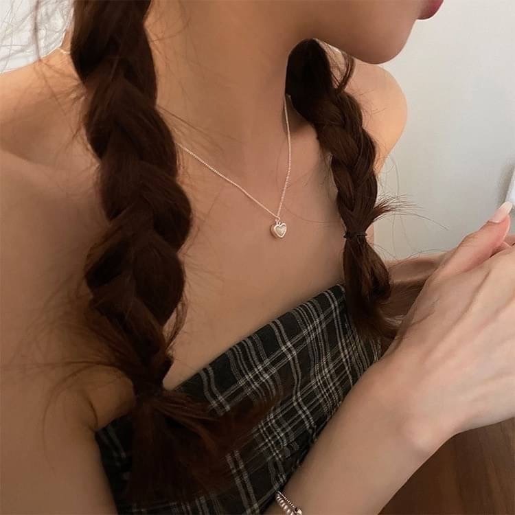 冷淡風貝殼愛心項鍊-細節圖4