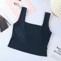 涼感冰絲方領罩杯小背心 小可愛 內搭背心-規格圖6