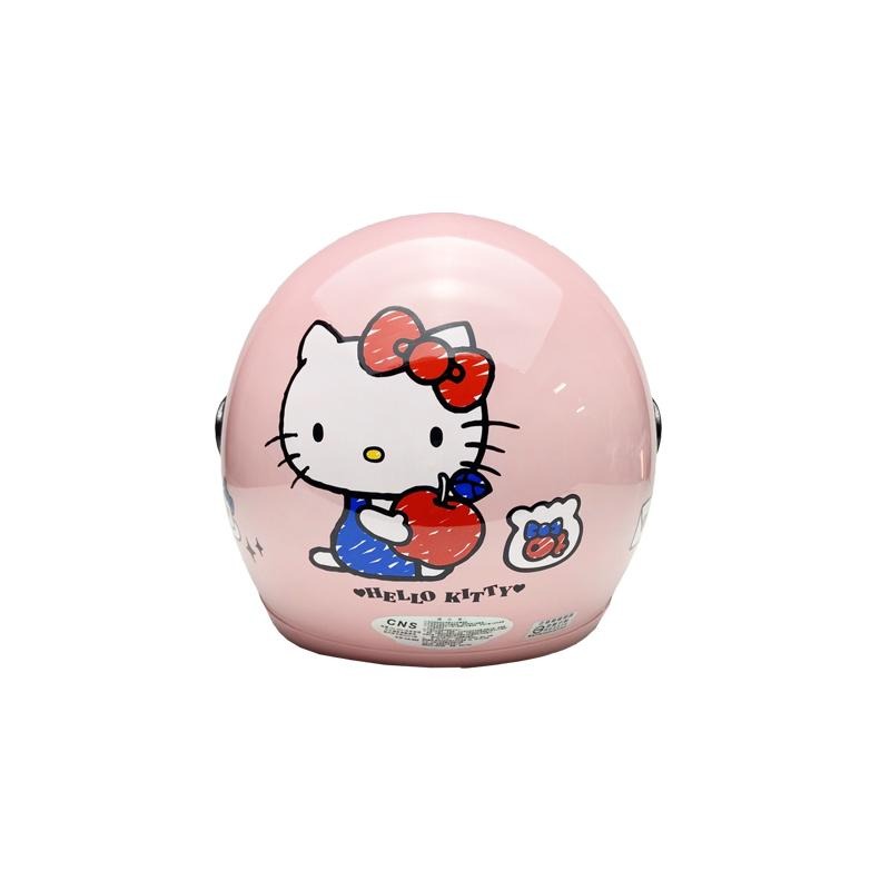 EVO HELLO KITTY 兒童安全帽 贈鏡片 台灣製造 機車安全帽 卡通 安全帽 KITTY 兒童帽 哈家人-細節圖6