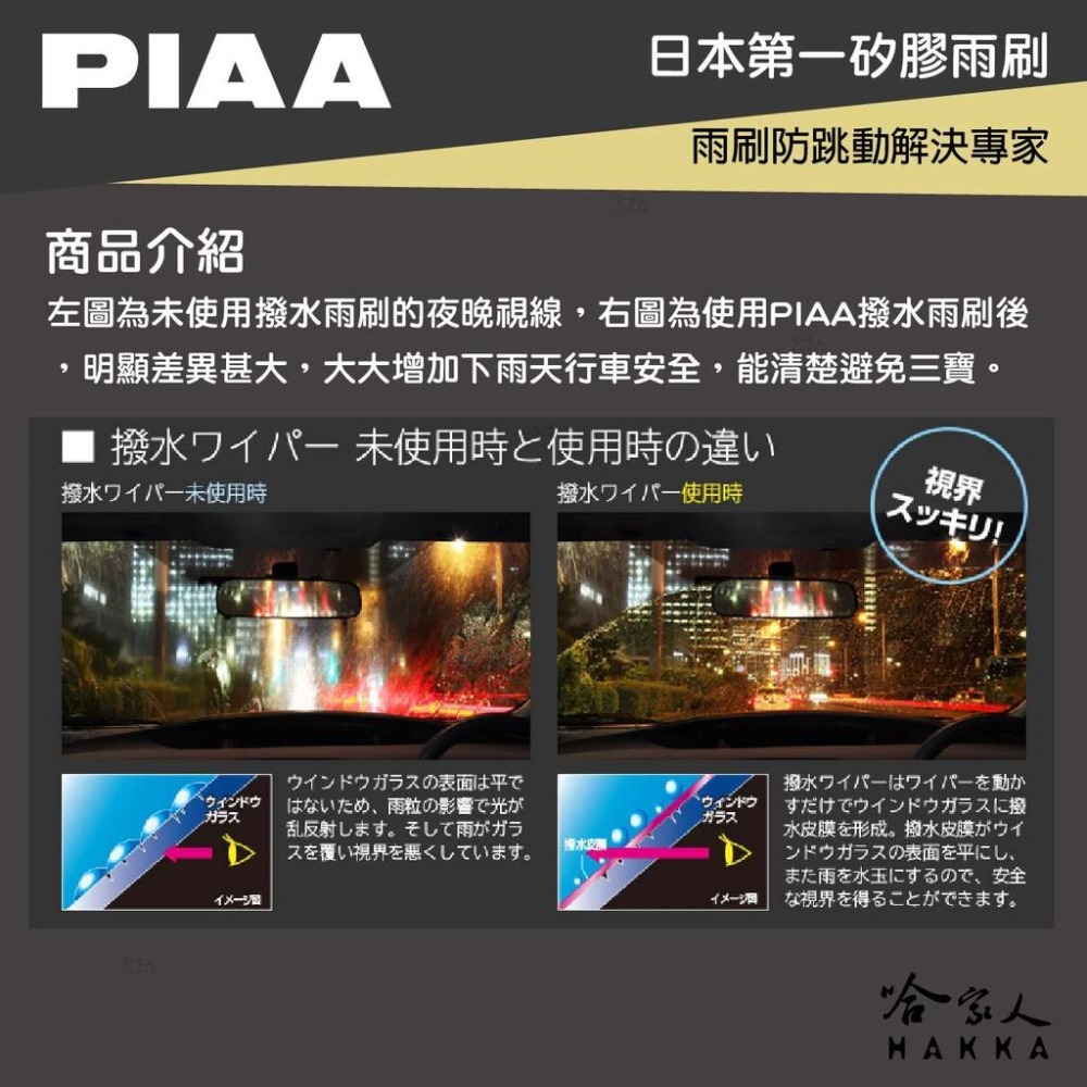 PIAA SUBARU FORESTER 五代 日本原裝矽膠專用後擋雨刷 防跳動 14吋 18年後 森林人 後檔 哈家人-細節圖3