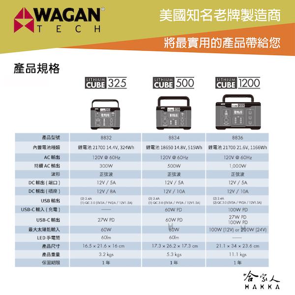 WAGAN CUBE 325 325W 多功能移動電源 戶外電源  純正弦波 電源轉換器 電源供應器 戶外用電 露營-細節圖3