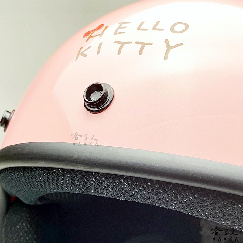 EVO 三麗鷗 HELLO KITTY 的日常 正版授權安全帽 現貨 台灣製造 3/4 半罩騎士帽 凱蒂貓 安全帽 哈家-細節圖4
