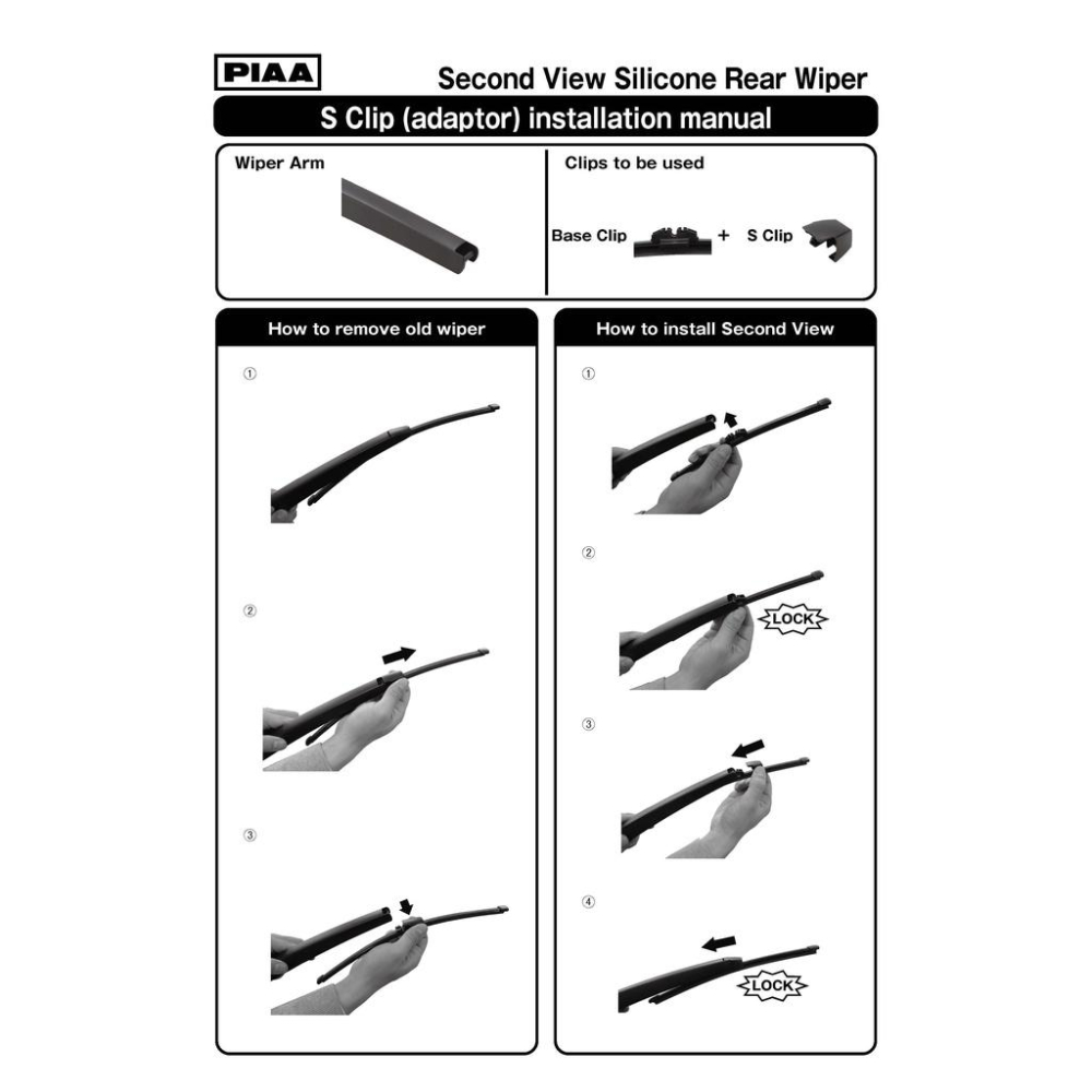 PIAA MINI PACEMAN R61 矽膠 後擋專用潑水雨刷 11吋 日本膠條 後擋雨刷 後雨刷 13年後 哈家人-細節圖9