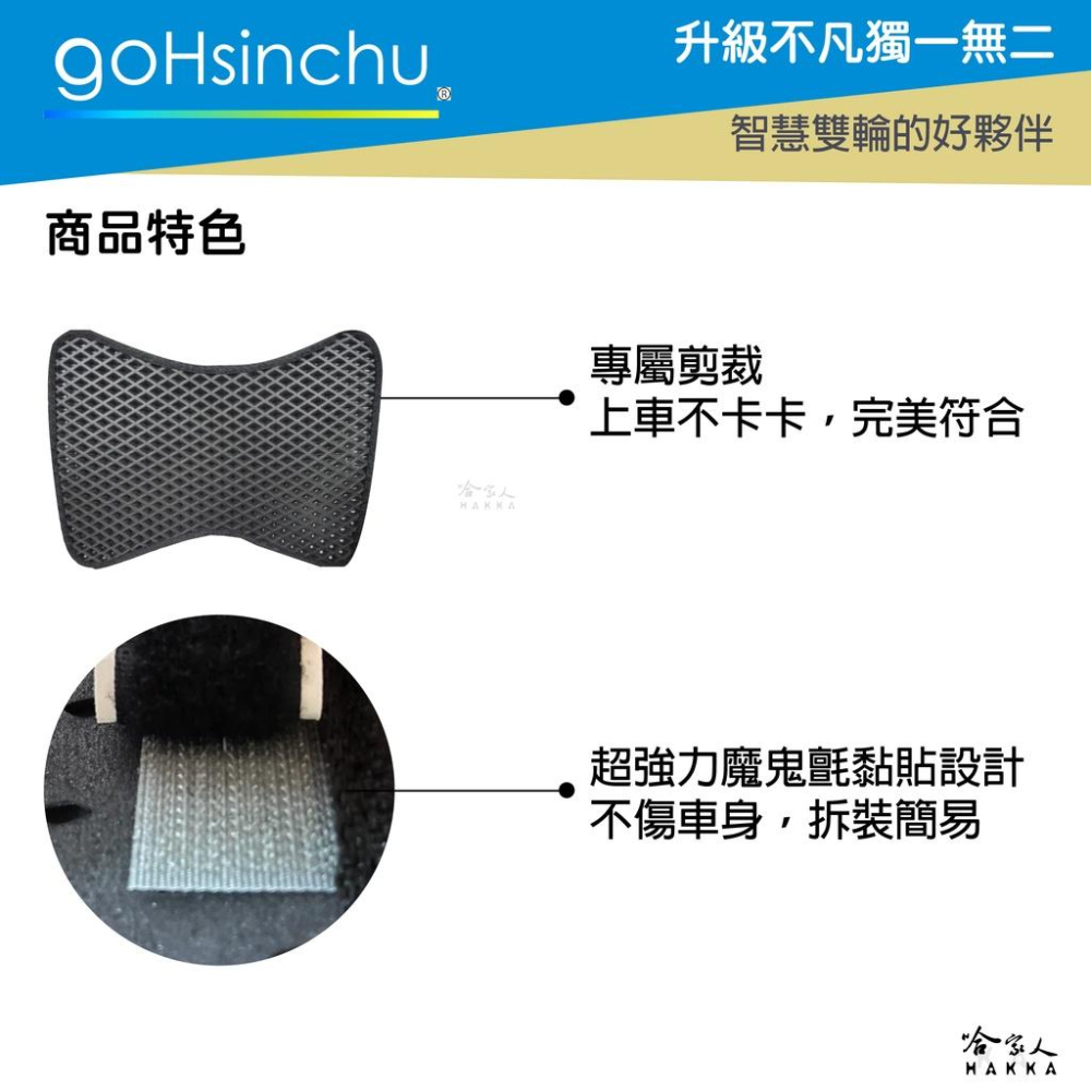 PGO BON 125 鬆餅 防刮腳踏板 機車腳踏墊 腳踏板 踏墊 腳踏墊 防滑墊 摩特動力 哈家人-細節圖3