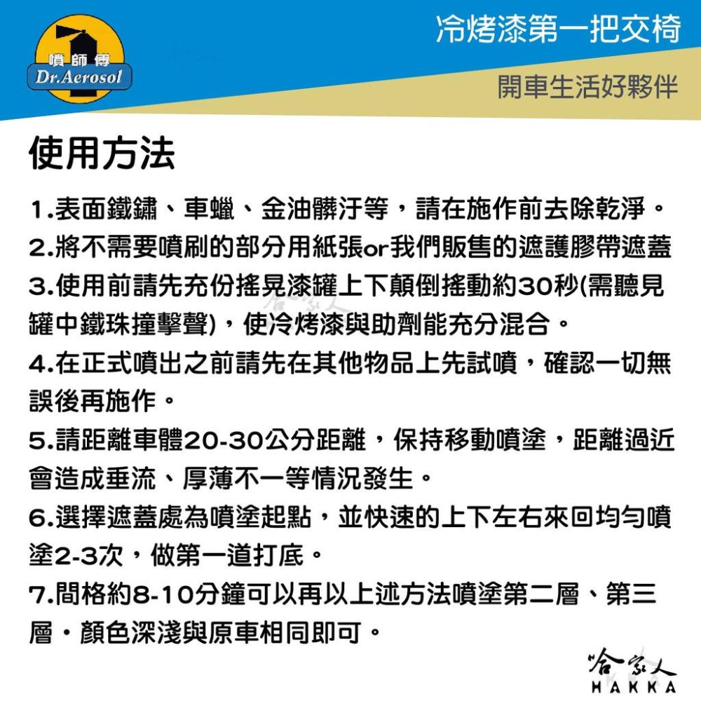 噴師傅 LUXGEN 納智捷 專用冷烤漆 贈專用刷具 M7 U6 URX 點漆筆 白色 銀色 黑 噴漆 刮痕修復 哈家人-細節圖3