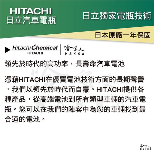 【 HITACHI 】75D23L 日本原裝 專用汽車電池 55D23L 80D23L 免運 EFB 免加水電瓶 哈家人-細節圖4
