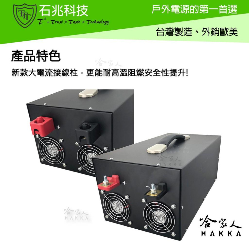 超級電匠 2500W 純正弦波電源轉換器 手持 電壓顯示 12V 轉 110V DC 轉 AC 直流轉交流 哈家人-細節圖7