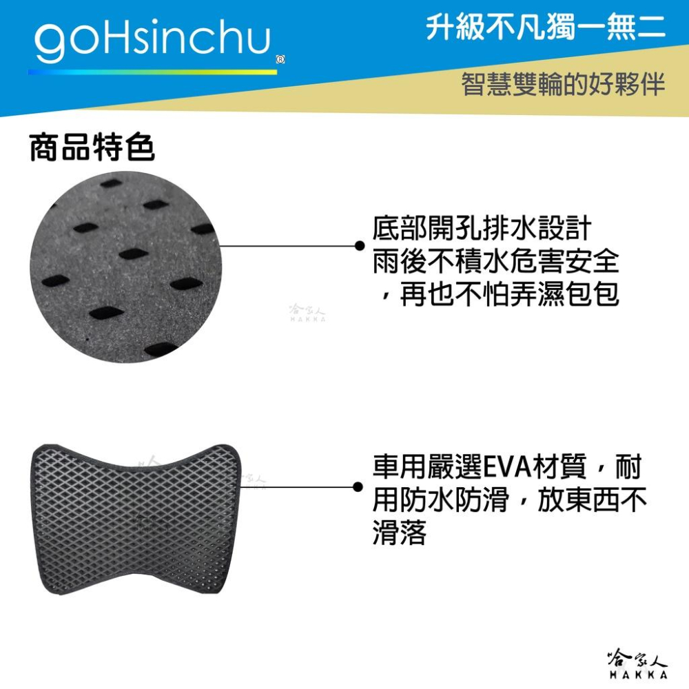 Yamaha 勁戰 5代 鬆餅 防刮腳踏板 機車腳踏墊 腳踏板 踏墊 腳踏墊 防滑墊 山葉 哈家人-細節圖3