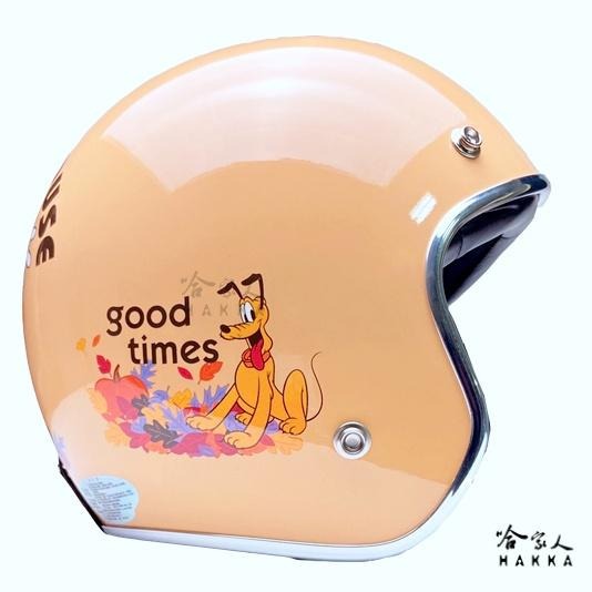 EVO 米奇秋楓 正版授權安全帽 現貨 復古金米奇 迪士尼 3/4 半罩 Mickey 迪士尼 騎士帽 哈家人-細節圖7