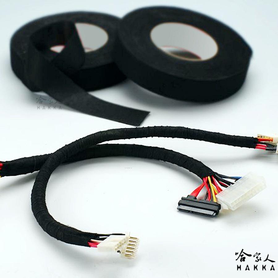 USTEK 汽車絨布線束膠帶 台灣製造 手絲絨布膠帶 不織布 耐溫 絕緣 減少噪音 避免磨損 原廠電線膠帶 哈家人-細節圖6