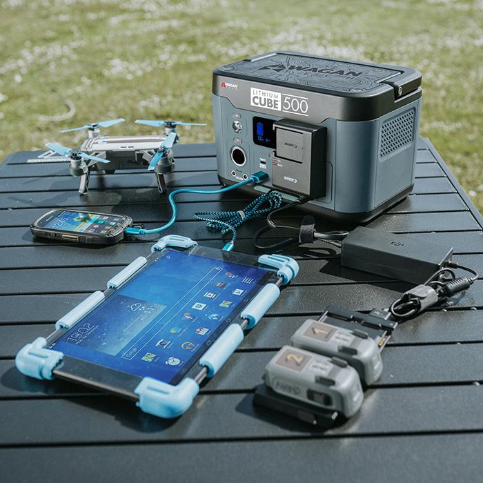 WAGAN CUBE 500 500W 多功能移動電源 戶外電源  純正弦波 電源轉換器 電源供應器 戶外用電 露營-細節圖4