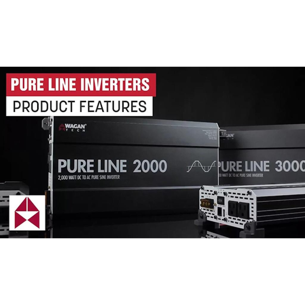 WAGAN 純正弦波電源轉換器 2000W 12V轉110V 過載保護 DC 轉 AC 直流 轉 交流 哈家人-細節圖6