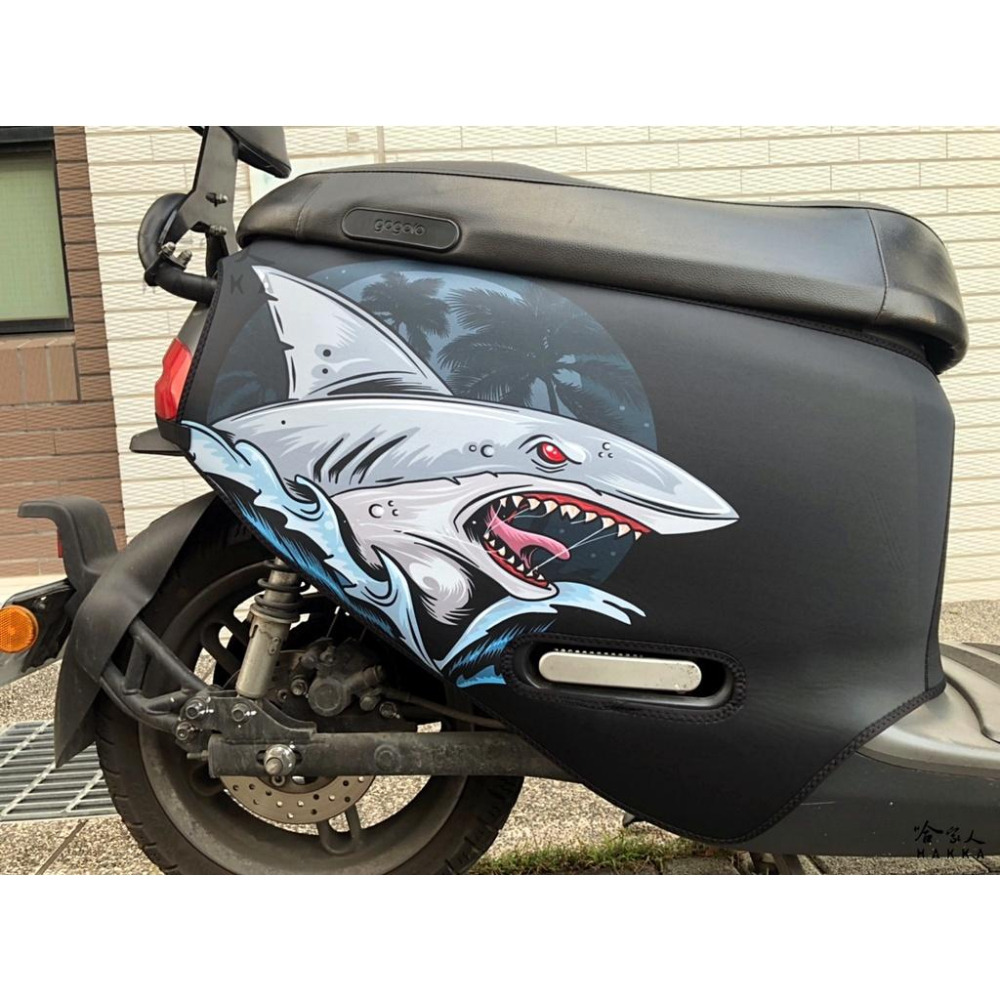 gogoro 2 犀利鯊魚 雙面 潛水布 車身防刮套 滿版 防刮套 保護套 保護 車罩 車套 SUPER SP-細節圖2
