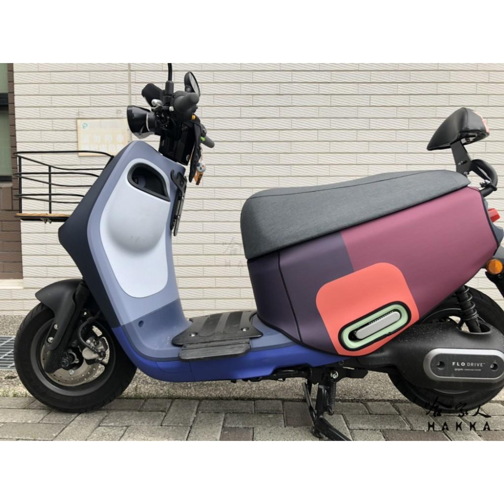 Gogoro VIVA MIX 原廠色 潛水衣布防刮車套 防水 雙面車身防刮套 電音藍 節奏灰 饒舌紅 合聲白 哈家人-細節圖7