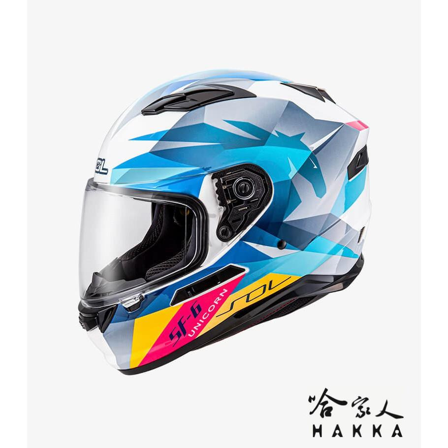 SOL sf-6 大鏡片 透明鏡片 抗uv 暗色 電鍍鏡片 超新星 獨角獸 專用鏡片 Sf6 安全帽 哈家人-細節圖3