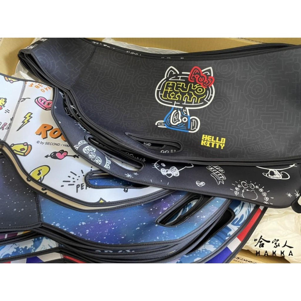 VIVA MIX 雪地科技迷彩 防水車身防刮套 黑色 潛水布 雙面設計 滿版 防刮套 保護套 車套 柴犬 狗 哈家人-細節圖6