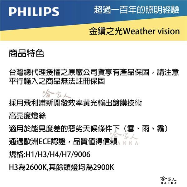 PHILIPS 飛利浦 金鑽之光 附發票 公司貨 黃光 H1 H3 H7 HB4  雨燈 霧燈 車燈 大燈 哈家人-細節圖3